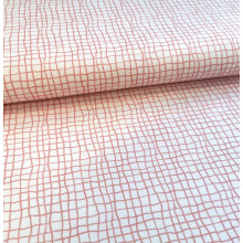 Canvas Monstera Grid canyon clay