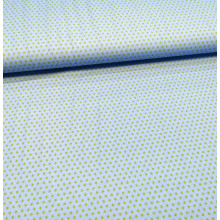 Reststück 92 cm Popeline Susalabims Basicsternchen blaupetrol