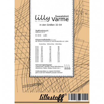 Schnittmuster Sweatshirt Varme