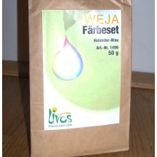 Stoff-Färbeset Baumwolle/Leinen holunderblau