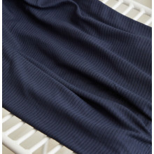 Derby Ribbed Tencel-Jersey dark navy