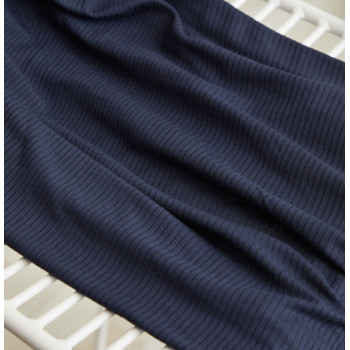 Derby Ribbed Tencel-Jersey dark navy