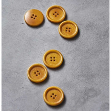 Tellerknopf Steinnuss 25 mm amber