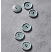 Tellerknopf Steinnuss 25 mm blue mist