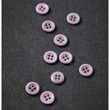 Knopf Steinnuss mit Rand 11 mm purple haze