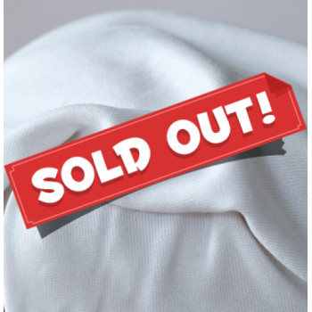 Reststück 70 cm Soft Lima Knit bright white