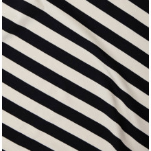 Jersey Tencel/Baumwolle Nova Stripe black/shell