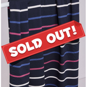 Jersey Tencel/Baumwolle Nova Stripe dark navy