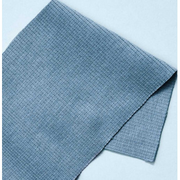Ripp-Bündchen faded blue