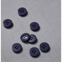 Knopf Steinnuss 15 mm blueberry
