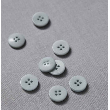 Knopf Steinnuss 15 mm blue mist