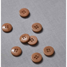 Knopf Steinnuss 15 mm mustard