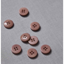 Knopf Steinnuss 15 mm old rose