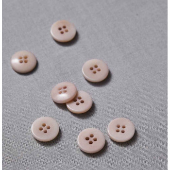 Knopf Steinnuss 15 mm powder pink