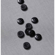 Knopf Steinnuss 11 mm black