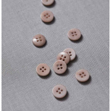 Knopf Steinnuss 11 mm warm sand