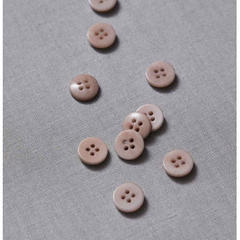 Knopf Steinnuss 11 mm warm sand