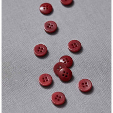 Knopf Steinnuss 11 mm berry