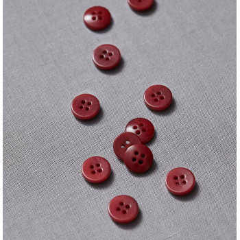 Knopf Steinnuss 11 mm berry