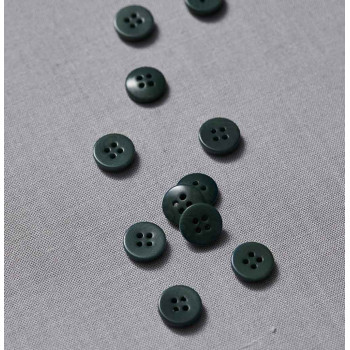 Knopf Steinnuss 11 mm deep green