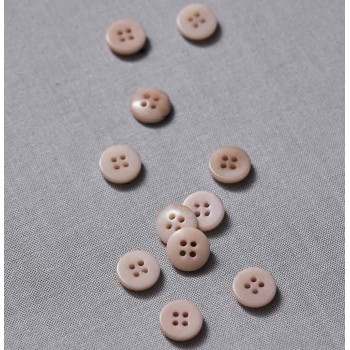 Knopf Steinnuss 11 mm powder pink