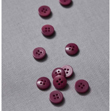 Knopf Steinnuss 11 mm cherry
