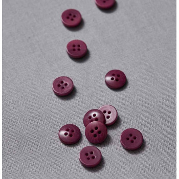 Knopf Steinnuss 11 mm cherry