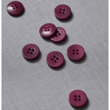 Knopf Steinnuss 15 mm cherry