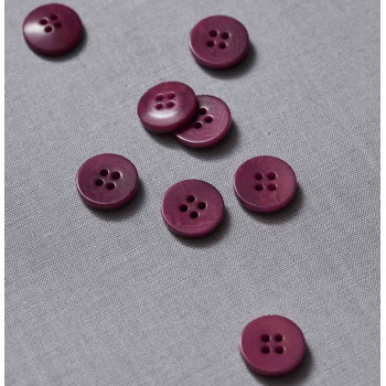 Knopf Steinnuss 15 mm cherry