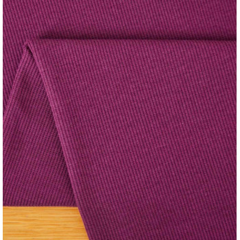 Ripp-Bündchen Tencel/Baumwolle cherry