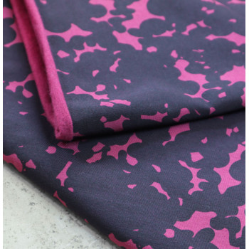 Sava Tencel/Baumwoll-Kuschelsweat Cloudy dark navy/cherry