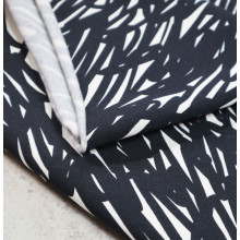 Sava Tencel/Baumwoll-Kuschelsweat Sketchy black/shell