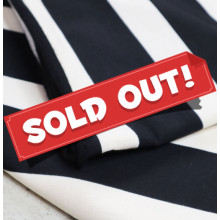 Sava Tencel/Baumwoll-Kuschelsweat Stripe black/shell