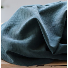 Tencel-Grunge-Jacquard deep green