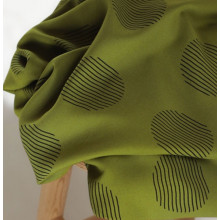 Viskose-Webstoff Punchline tea green
