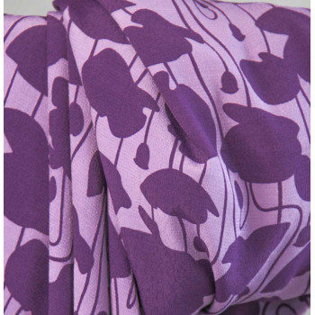 Viskose-Crepe Poppy Shade mauve