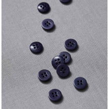 Knopf Steinnuss 11 mm blueberry