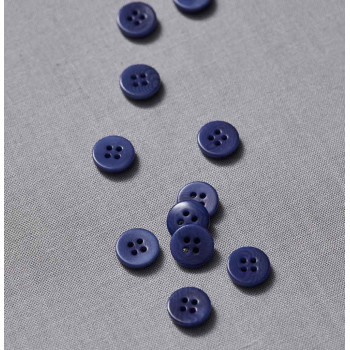 Knopf Steinnuss 11 mm lapis