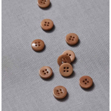 Knopf Steinnuss 11 mm mustard