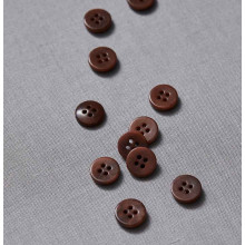 Knopf Steinnuss 11 mm pecan