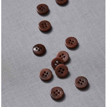 Knopf Steinnuss 11 mm pecan