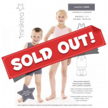 Minikrea Schnittmuster Kinderunterwäsche