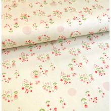 Popeline Modern Meadow ivory