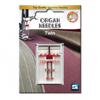 Organ Zwillingsnadel 80/2,5