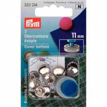 Überziehbare Knöpfe 11 mm mit Werkzeug