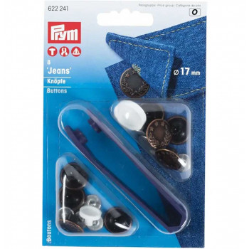 Jeansknöpfe Lorbeerkranz 17 mm