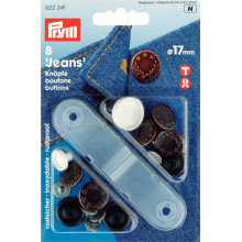Jeansknöpfe Lorbeerkranz 14 mm