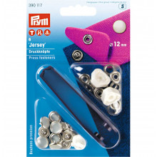 Druckknöpfe Jersey 12 mm Perlkappe