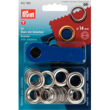 Ösen 14 mm silber