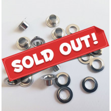 Ösen 4 mm silber - Nachfüllpack 10 Stück